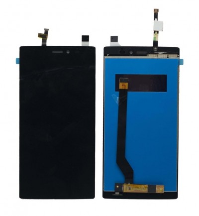 Lcd With Touch Screen For Micromax Canvas 6 Gold By - Maxbhi Com