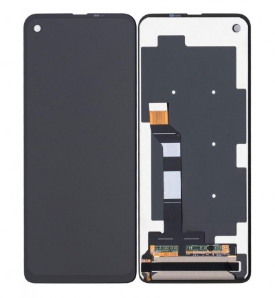 Lcd With Touch Screen For Motorola One Vision Black By - Maxbhi Com