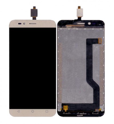 Lcd With Touch Screen For Intex Aqua Trend Champagne By - Maxbhi Com