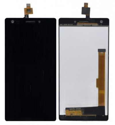 Lcd With Touch Screen For Lava Pixel V2 Black By - Maxbhi Com
