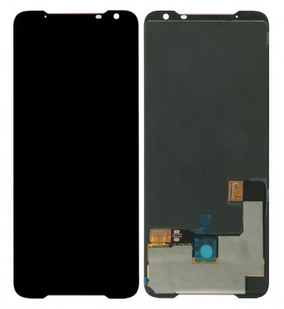 Lcd With Touch Screen For Asus Rog Phone Ii Zs660kl Black By - Maxbhi Com