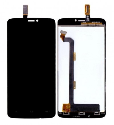 Lcd With Touch Screen For Gionee Ctrl V4s Black By - Maxbhi Com