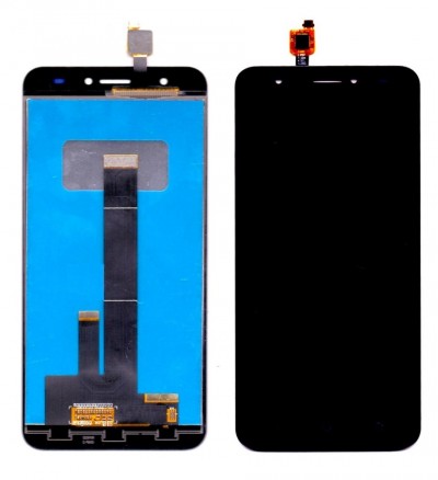 Lcd With Touch Screen For Intex Aqua Lions T1 Black By - Maxbhi Com