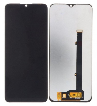 Lcd With Touch Screen For Zte Blade V30 Vita Black By - Maxbhi Com