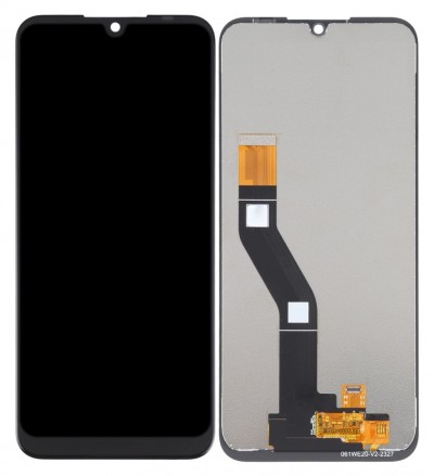 Lcd With Touch Screen For Nokia C200 Black By - Maxbhi Com