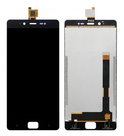 Lcd With Touch Screen For Leagoo Elite 1 Black By - Maxbhi Com