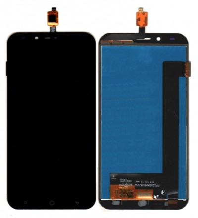 Lcd With Touch Screen For Karbonn Aura Note 2 Black By - Maxbhi Com