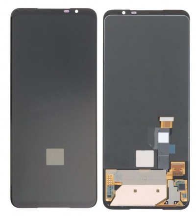 Lcd With Touch Screen For Asus Rog Phone 6d Ultimate Black By - Maxbhi Com