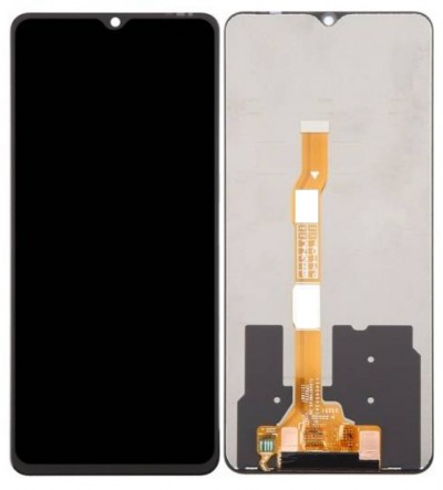 Lcd With Touch Screen For Vivo T3 Lite Black By - Maxbhi Com
