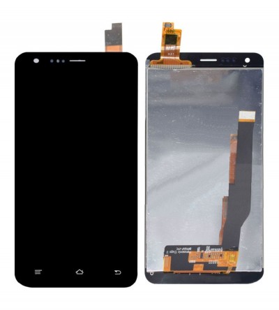 Lcd With Touch Screen For Panasonic Eluga U Black By - Maxbhi Com