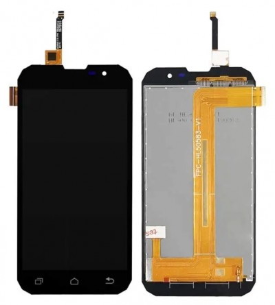 Lcd With Touch Screen For Geotel G1 White By - Maxbhi Com
