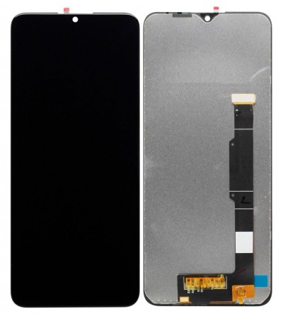 Lcd With Touch Screen For Tcl 30 Xl Black By - Maxbhi Com