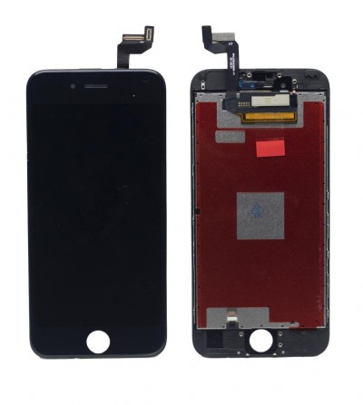 Lcd With Touch Screen For Apple Iphone 6s Black By - Maxbhi Com