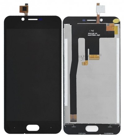 Lcd With Touch Screen For Doogee Shoot 2 White By - Maxbhi Com