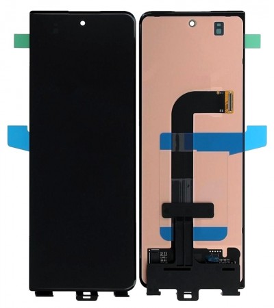 Lcd With Touch Screen For Samsung Galaxy Z Fold 3 Black By - Maxbhi Com