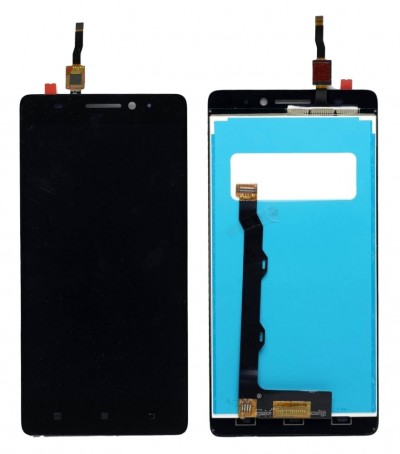 Lcd With Touch Screen For Lenovo A7000 Turbo Black By - Maxbhi Com