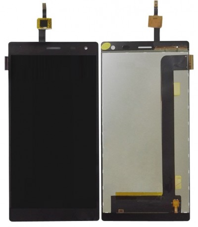 Lcd With Touch Screen For Thl T7 Black By - Maxbhi Com