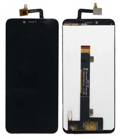 Lcd With Touch Screen For Coolpad Mega 5 Black By - Maxbhi Com