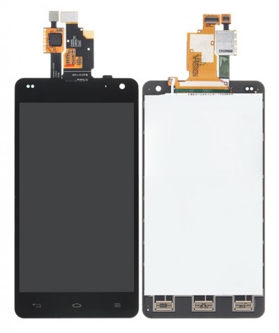 Lcd With Touch Screen For Lg Optimus G E971 Black By - Maxbhi Com