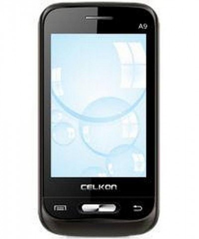 LCD with Touch Screen for Celkon A9 - Black