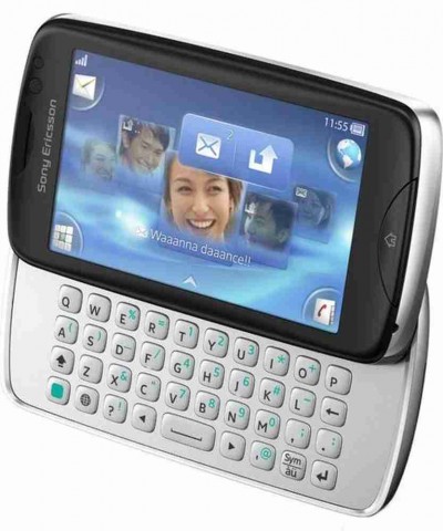 LCD with Touch Screen for Sony Ericsson txt pro - White