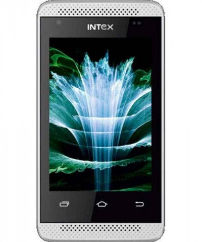 LCD with Touch Screen for Intex Crystal 3.5 - Black