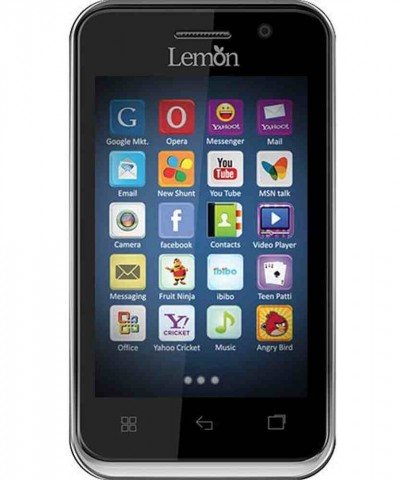 LCD with Touch Screen for Lemon P10 - Black