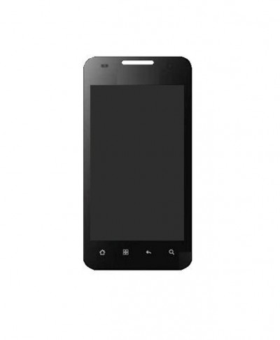 Lcd With Touch Screen For Spice Mi424 White By - Maxbhi.com