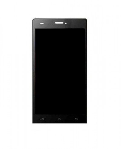 Lcd With Touch Screen For Spice Xlife Victor 5 Black By - Maxbhi Com