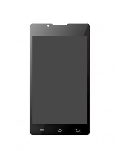 Lcd With Touch Screen For Lava Iris 401 Black By - Maxbhi.com