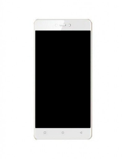 Lcd With Touch Screen For Qmobile Noir Lt700 Pro White By - Maxbhi.com