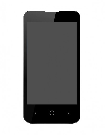 Lcd With Touch Screen For Lyf Flame 5 Black By - Maxbhi.com