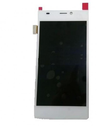 LCD with Touch Screen for QMobile Noir Z6 - White