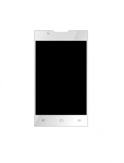 Lcd With Touch Screen For Nuvo Alpha Ns35 4gb White By - Maxbhi.com