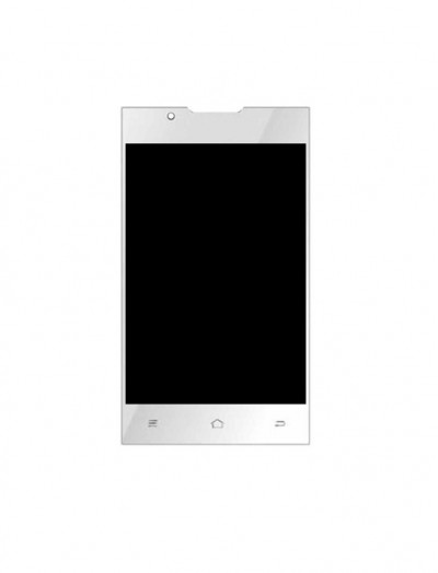 Lcd With Touch Screen For Nuvo Alpha Ns35 White By - Maxbhi.com