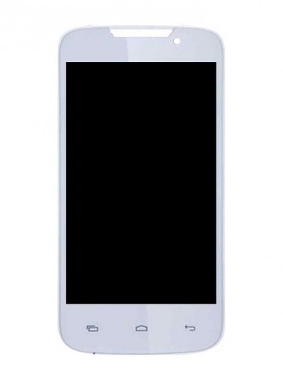 Lcd With Touch Screen For Lava 3g 402 White By - Maxbhi Com