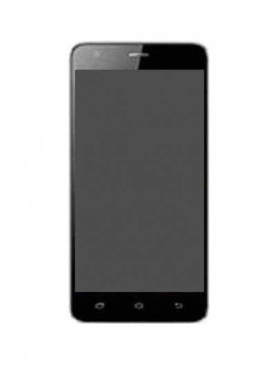 Lcd With Touch Screen For Douzo Silk D5 Black By - Maxbhi.com