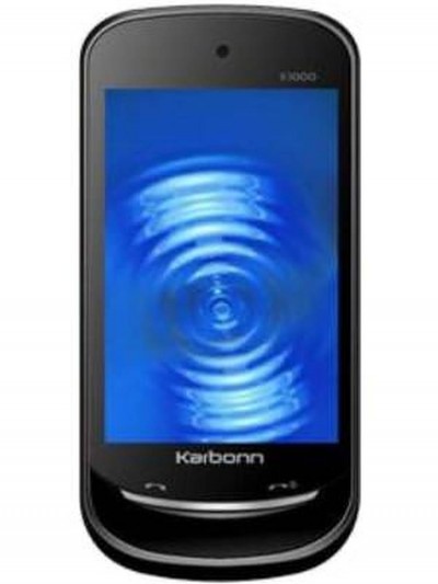 LCD with Touch Screen for Karbonn K1000 - Black