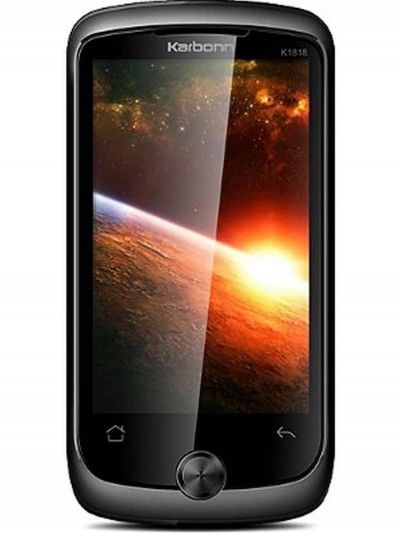 LCD with Touch Screen for Karbonn K1818 - White