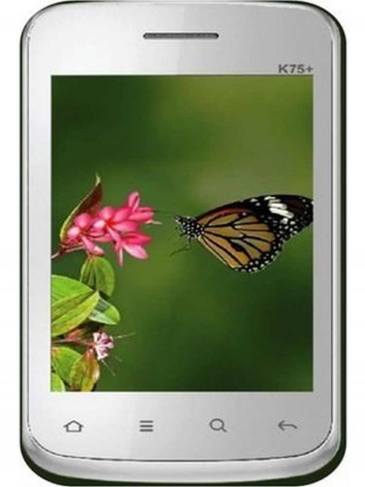 LCD with Touch Screen for Karbonn K75 Plus - Black