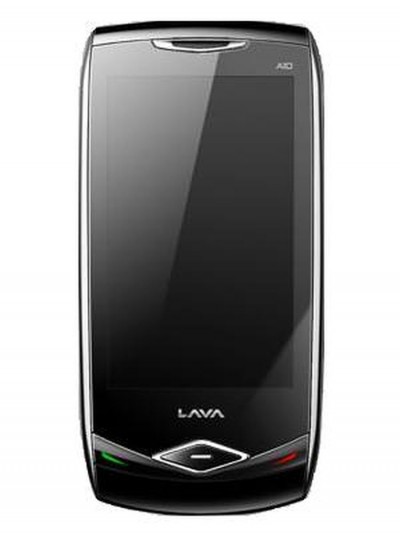LCD with Touch Screen for Lava A10 - Black