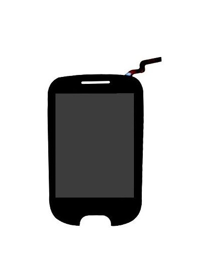 Lcd With Touch Screen For Spice M5500 Pda Red White By - Maxbhi.com