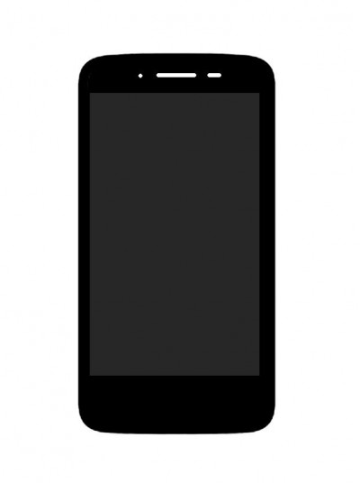 Lcd With Touch Screen For Zen Ultrafone 502 Qhd Black By - Maxbhi.com