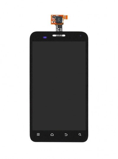 Lcd With Touch Screen For Zte N880e White By - Maxbhi.com