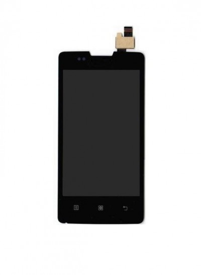 Lcd With Touch Screen For Lenovo A600e Black By - Maxbhi.com