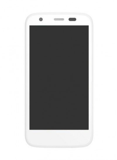 Lcd With Touch Screen For Motorola Moto G 4g 2nd Gen White By - Maxbhi.com