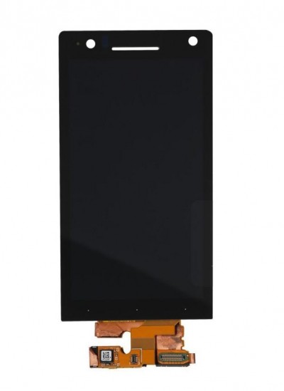 Lcd With Touch Screen For Sony Lt 26i White By - Maxbhi.com