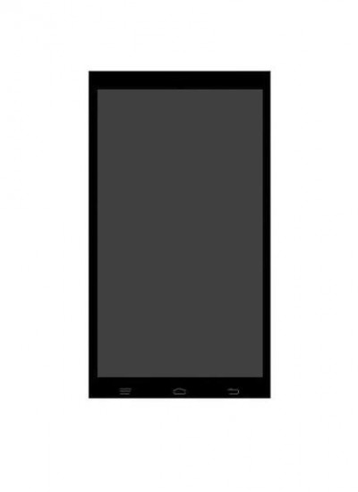 Lcd With Touch Screen For Intex Aqua Q7 Black By - Maxbhi.com