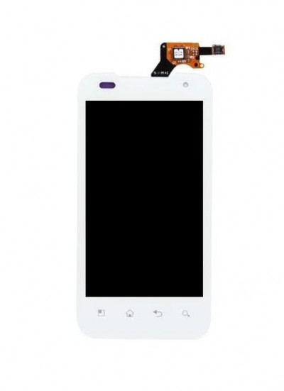 Lcd With Touch Screen For Lg Optimus 2x White By - Maxbhi.com