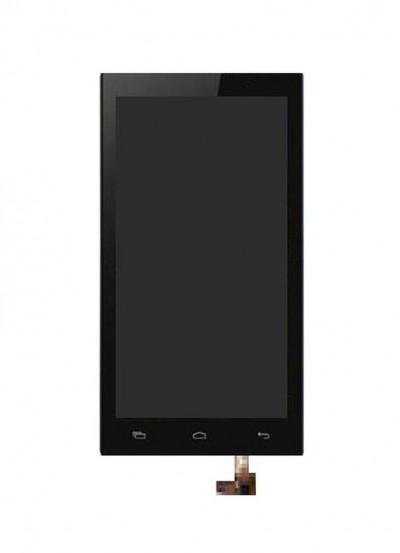 Lcd With Touch Screen For Micromax Canvas Fire 4 Black By - Maxbhi.com